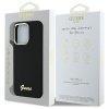 Guess GUHCP16XSMBSLK iPhone 16 Pro Max 6.9 czarny/black hardcase Silicone Script Metal Logo & Frame